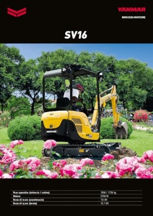 Miniexcavadoras Yanmar SV 16 PR 02