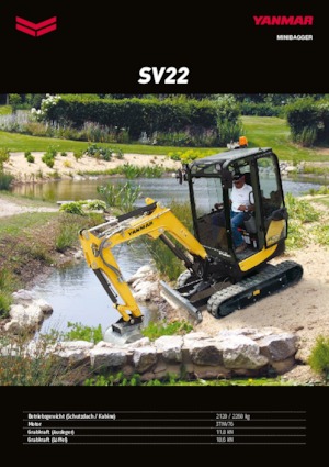 Miniexcavadoras Yanmar SV 22 CR