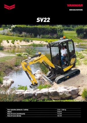 Miniexcavadoras Yanmar SV 22 CR