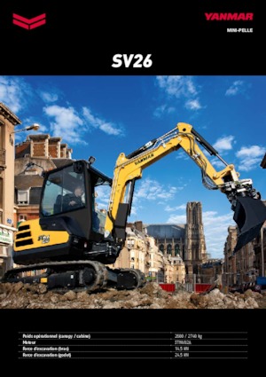 Miniexcavadoras Yanmar SV 26 PR