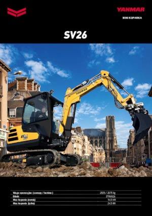 Miniexcavadoras Yanmar SV 26 PR