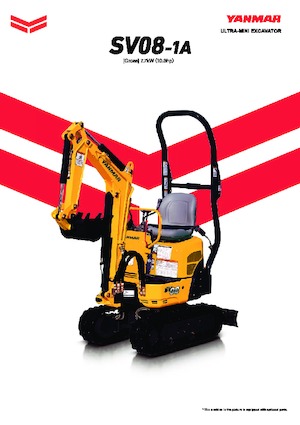 Miniexcavadoras Yanmar SV08-1A