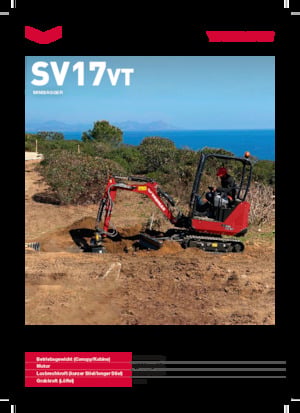 Miniexcavadoras Yanmar SV17VT