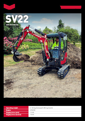 Miniexcavadoras Yanmar SV22 