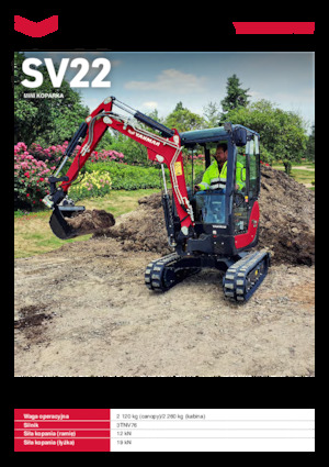 Miniexcavadoras Yanmar SV22 