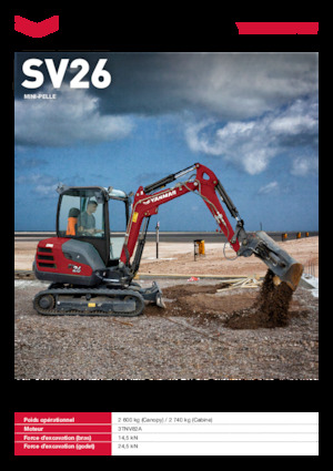 Miniexcavadoras Yanmar SV26