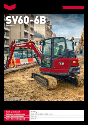 Miniexcavadoras Yanmar SV60-6B
