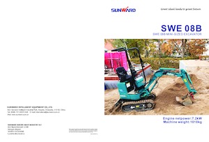 Miniexcavadoras Sunward SWE08B