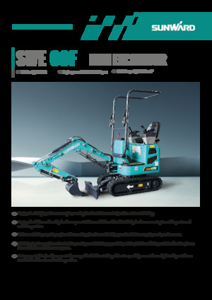 Miniexcavadoras Sunward SWE08F