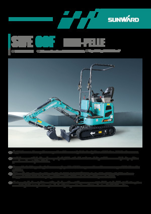 Miniexcavadoras Sunward SWE08F