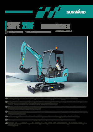Miniexcavadoras Sunward SWE20F 
