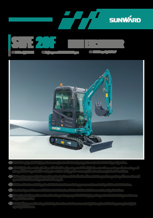 Miniexcavadoras Sunward SWE20F 