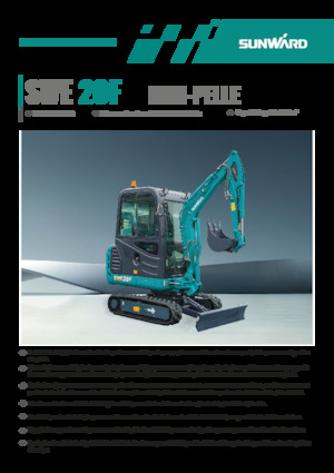 Miniexcavadoras Sunward SWE20F 