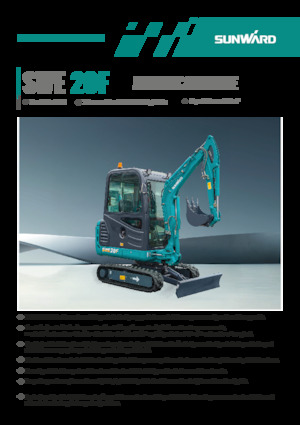 Miniexcavadoras Sunward SWE20F 