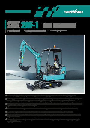 Miniexcavadoras Sunward SWE20F-1