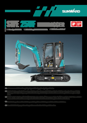 Miniexcavadoras Sunward SWE25UF
