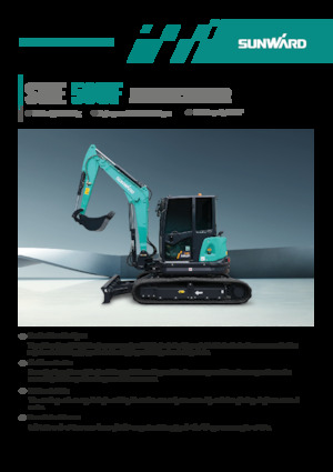 Miniexcavadoras Sunward SWE50UF