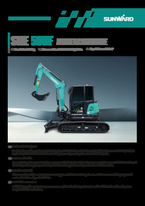 Miniexcavadoras Sunward SWE50UF