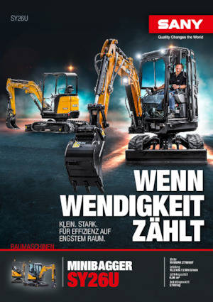 Miniexcavadoras Sany SY26U
