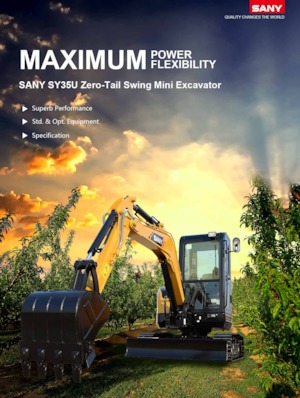 Miniexcavadoras Sany SY35U