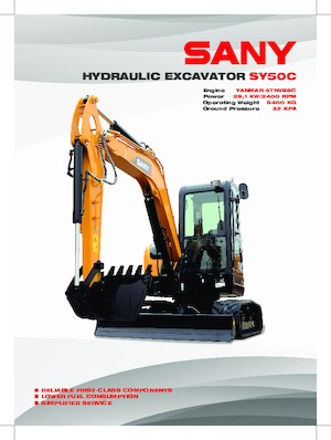 Miniexcavadoras Sany SY50C
