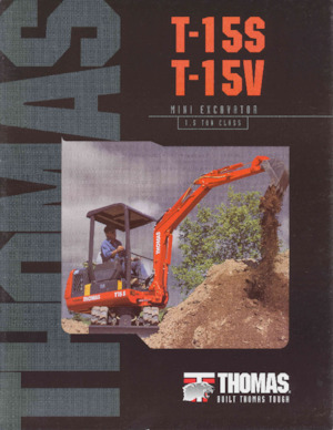 Miniexcavadoras Thomas T-15V