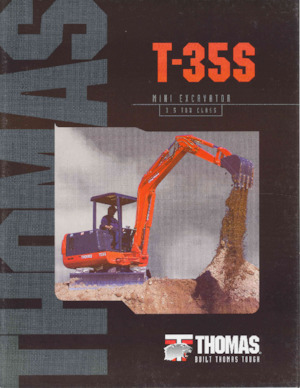Miniexcavadoras Thomas T-35S