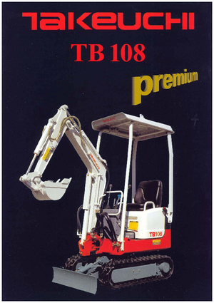 Miniexcavadoras Takeuchi TB 108