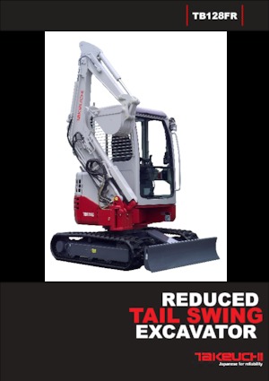 Miniexcavadoras Takeuchi TB 128 FR