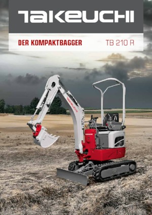 Miniexcavadoras Takeuchi TB 210 R