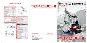 Miniexcavadoras Takeuchi TB 219 A