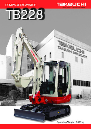 Miniexcavadoras Takeuchi TB 228 