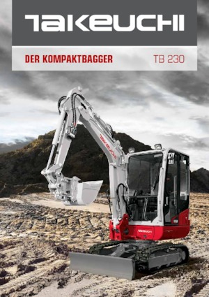 Miniexcavadoras Takeuchi TB 230