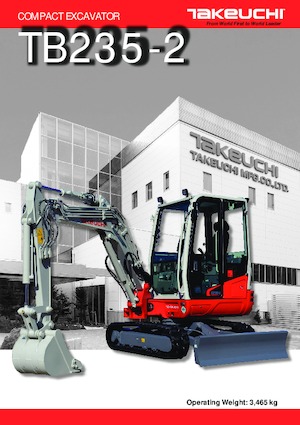 Miniexcavadoras Takeuchi TB 235-2