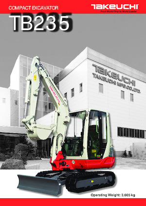 Miniexcavadoras Takeuchi TB 235