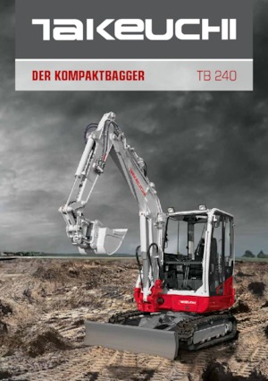 Miniexcavadoras Takeuchi TB 240