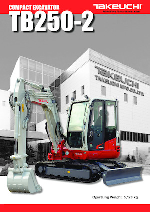 Miniexcavadoras Takeuchi TB 250-2