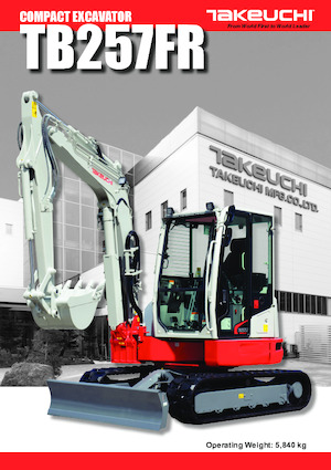 Miniexcavadoras Takeuchi TB 257 FR