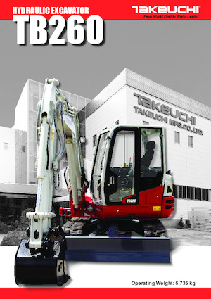 Miniexcavadoras Takeuchi TB 260