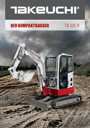 Miniexcavadoras Takeuchi TB 325 R
