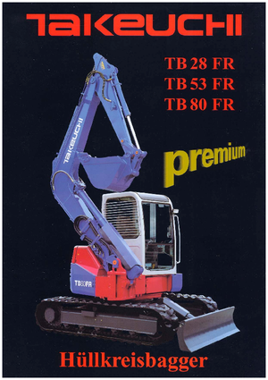Miniexcavadoras Takeuchi TB 53 FR
