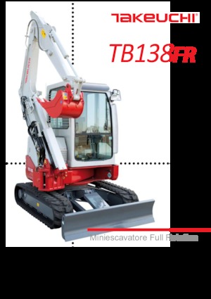 Miniexcavadoras Takeuchi TB 138 FR