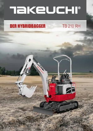 Miniexcavadoras Takeuchi TB 210 Hybrid
