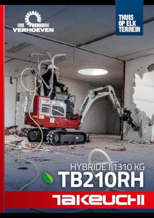 Miniexcavadoras Takeuchi TB 210 Hybrid