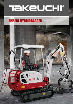 Miniexcavadoras Takeuchi TB228 Hybrid