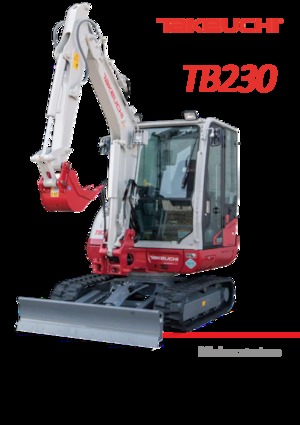 Miniexcavadoras Takeuchi TB 230