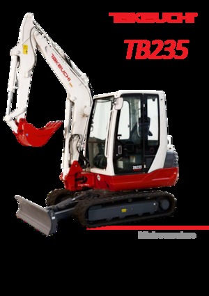 Miniexcavadoras Takeuchi TB 235