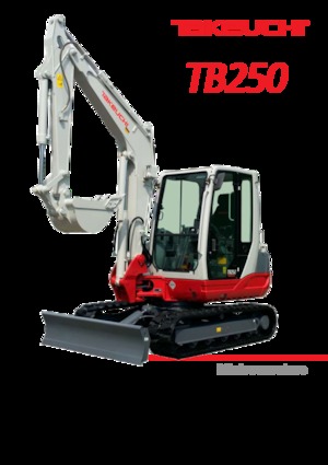Miniexcavadoras Takeuchi TB 250