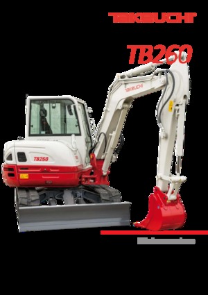 Miniexcavadoras Takeuchi TB 260