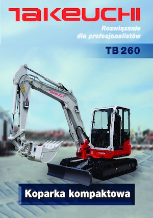 Miniexcavadoras Takeuchi TB 260